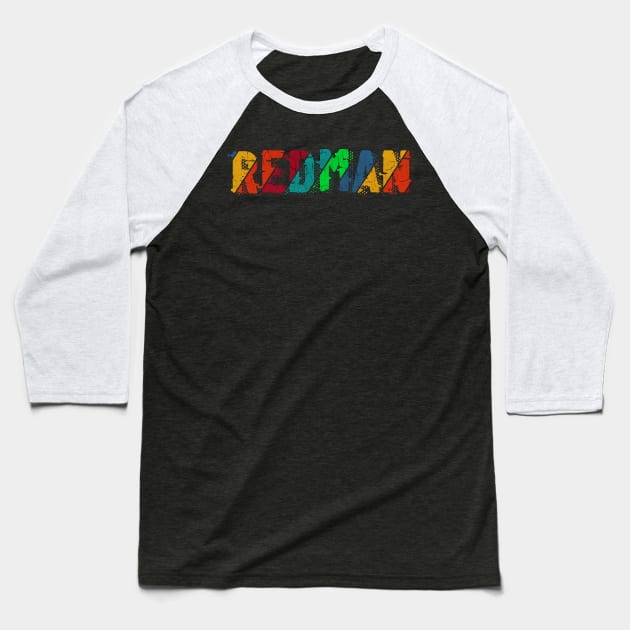 vintage color Redman Baseball T-Shirt by Rada.cgi